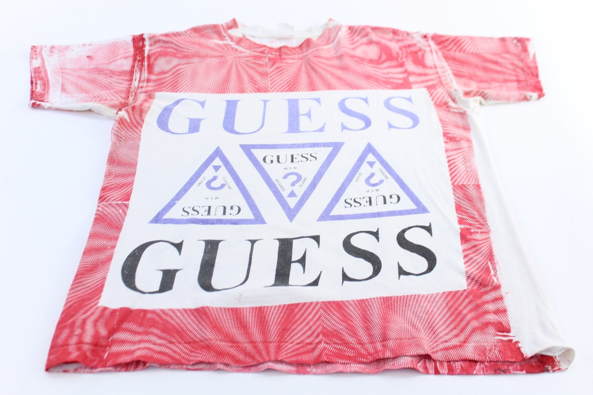 90's Guess Jeans All Over Print T-Shirt - ThriftedThreads.com