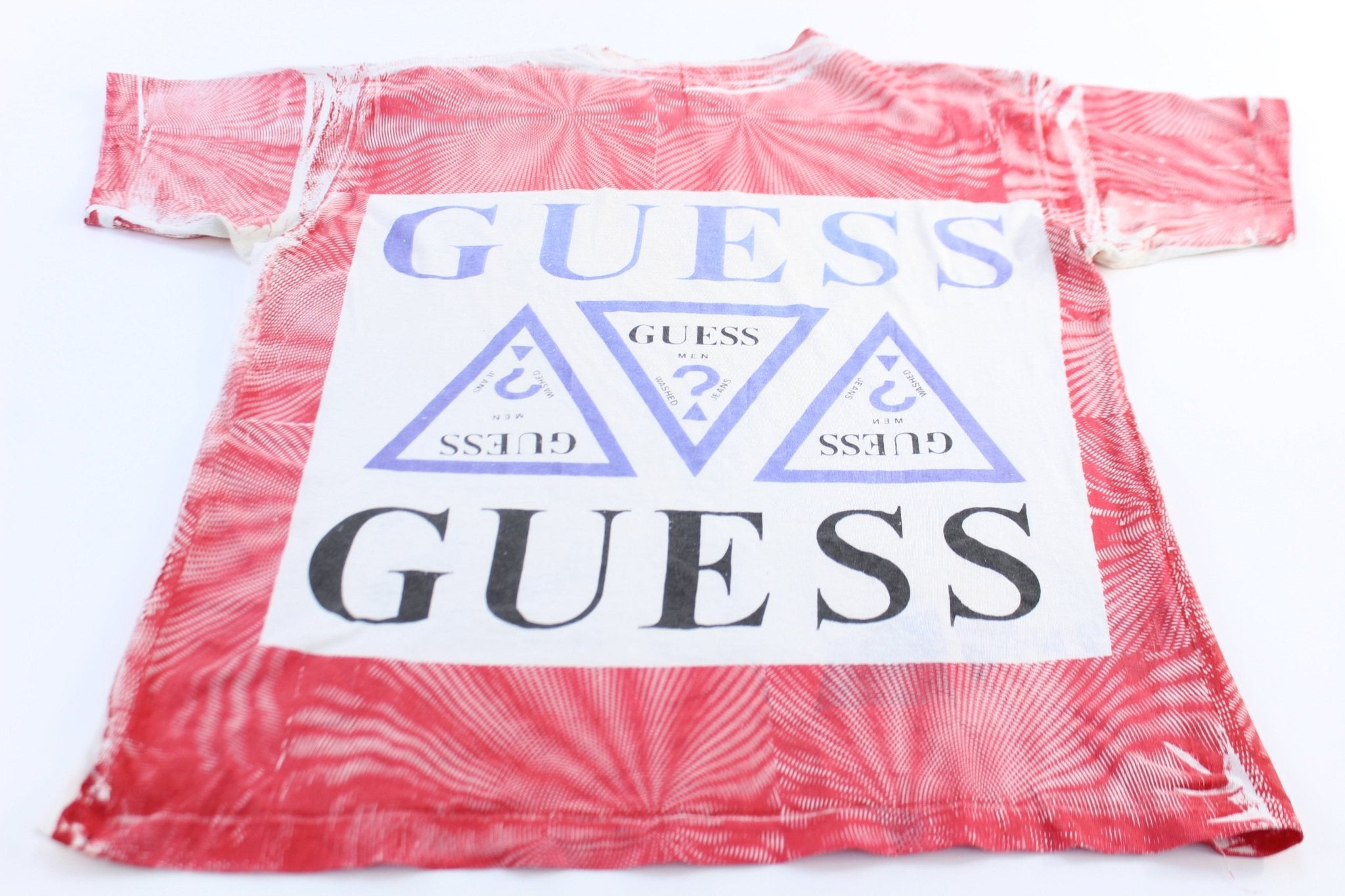 90's Guess Jeans All Over Print T-Shirt - ThriftedThreads.com