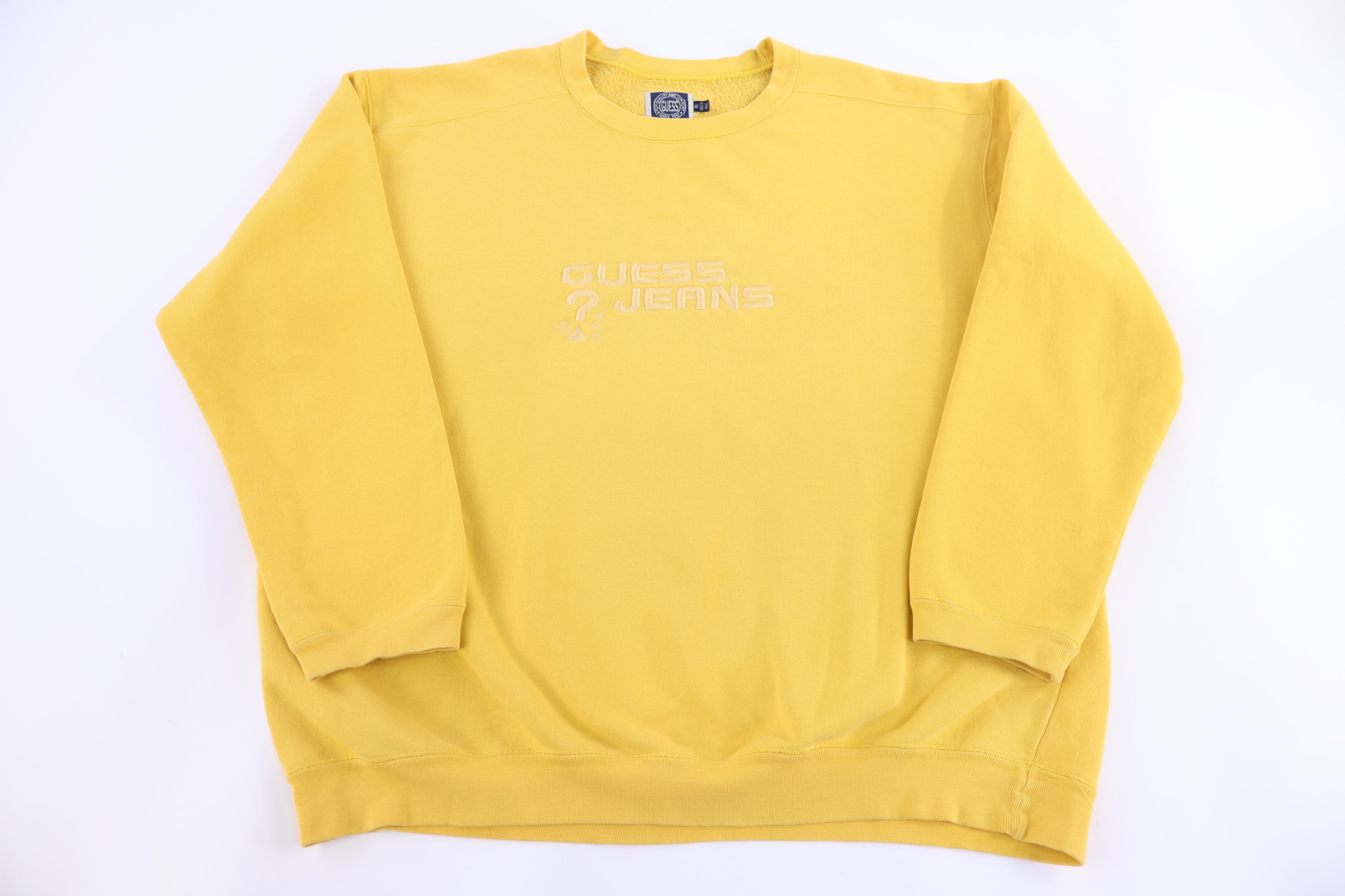 90's Guess Jeans Embroidered Sweatshirt - Sweatshirt - Thrifted Threads