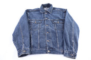 90's GUESS Jeans USA Dark Wash Denim Jacket - Jacket - Thrifted Threads