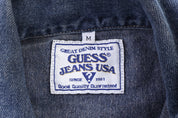 90's GUESS Jeans USA Dark Wash Denim Jacket - Jacket - Thrifted Threads