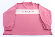 90's Guess Jeans USA Embroidered Pink & White LS T-Shirt - ThriftedThreads.com