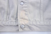 90's Guess Light Grey Denim Jacket - Jacket - Thrifted Threads