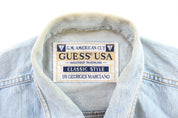 90's Guess Light Wash Denim Jacket - Jacket - Thrifted Threads