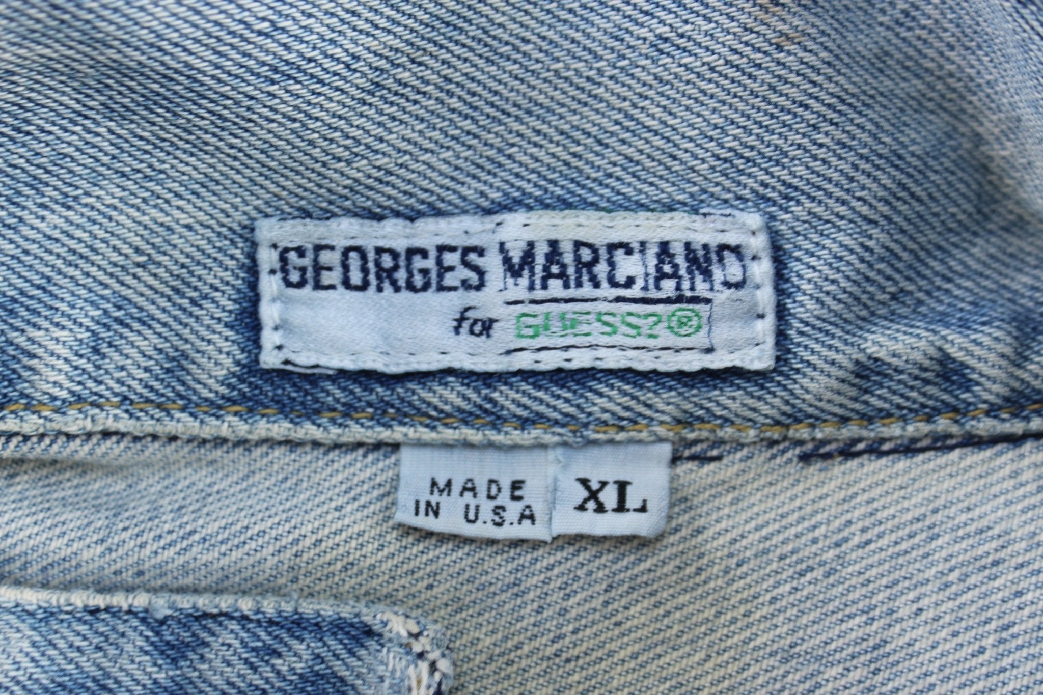 90's Guess Light Wash Denim Jacket - Jacket - Thrifted Threads