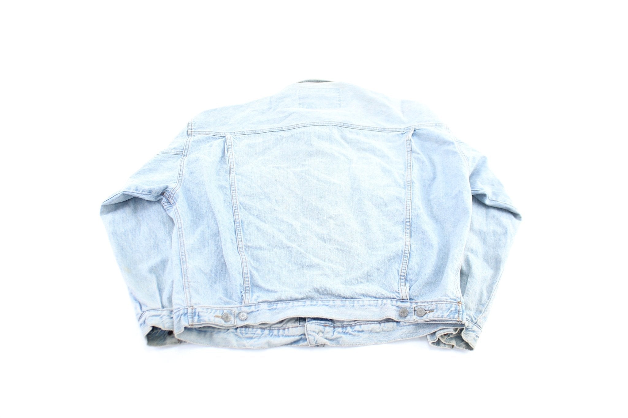 90's Guess Light Wash Denim Jacket - Jacket - Thrifted Threads