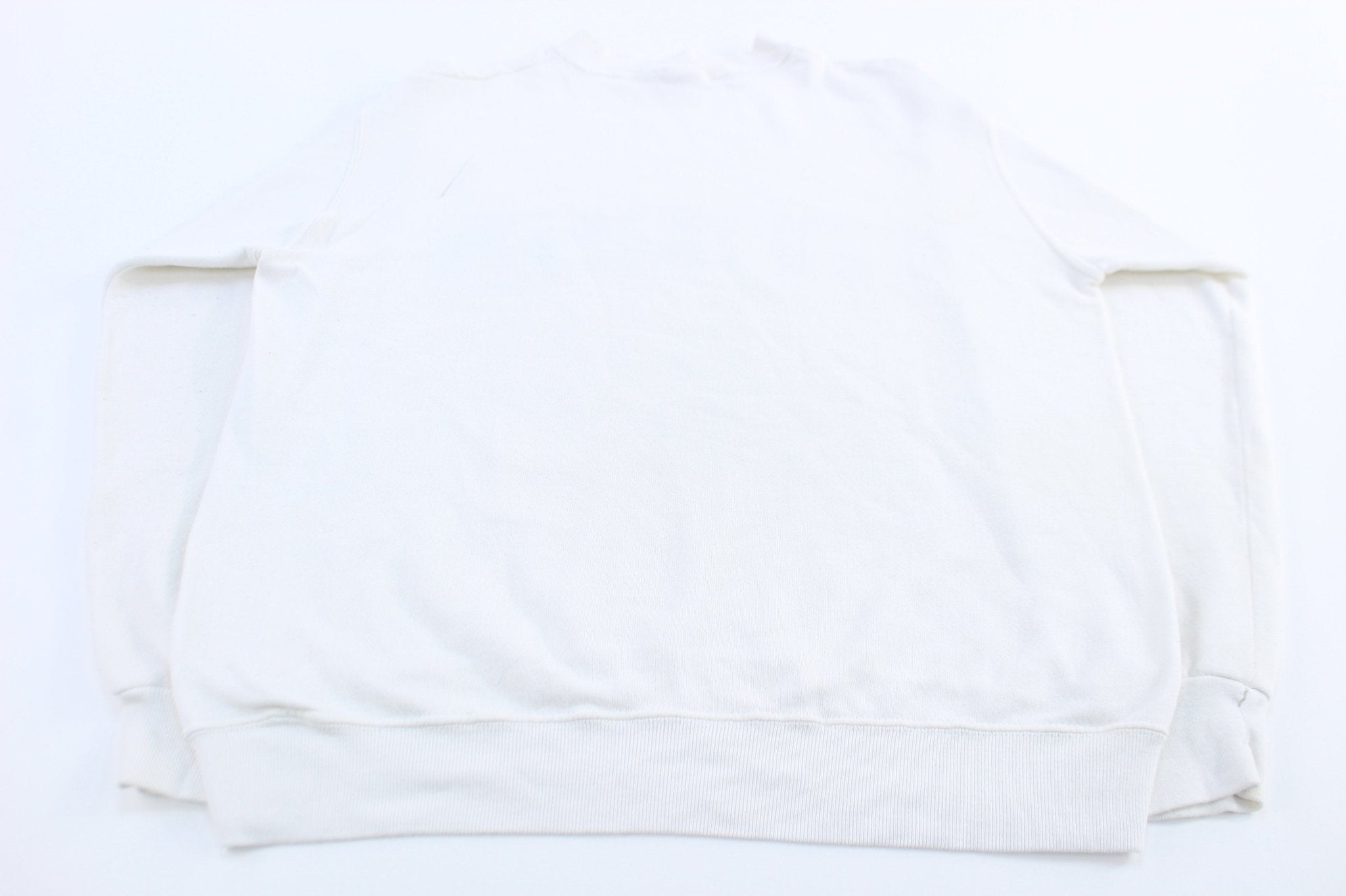90's Guess Production White Sweatshirt - Sweatshirts - Thrifted Threads