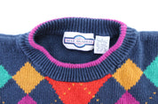 90's Gulf Traders Geometric Patterned Sweater - ThriftedThreads.com