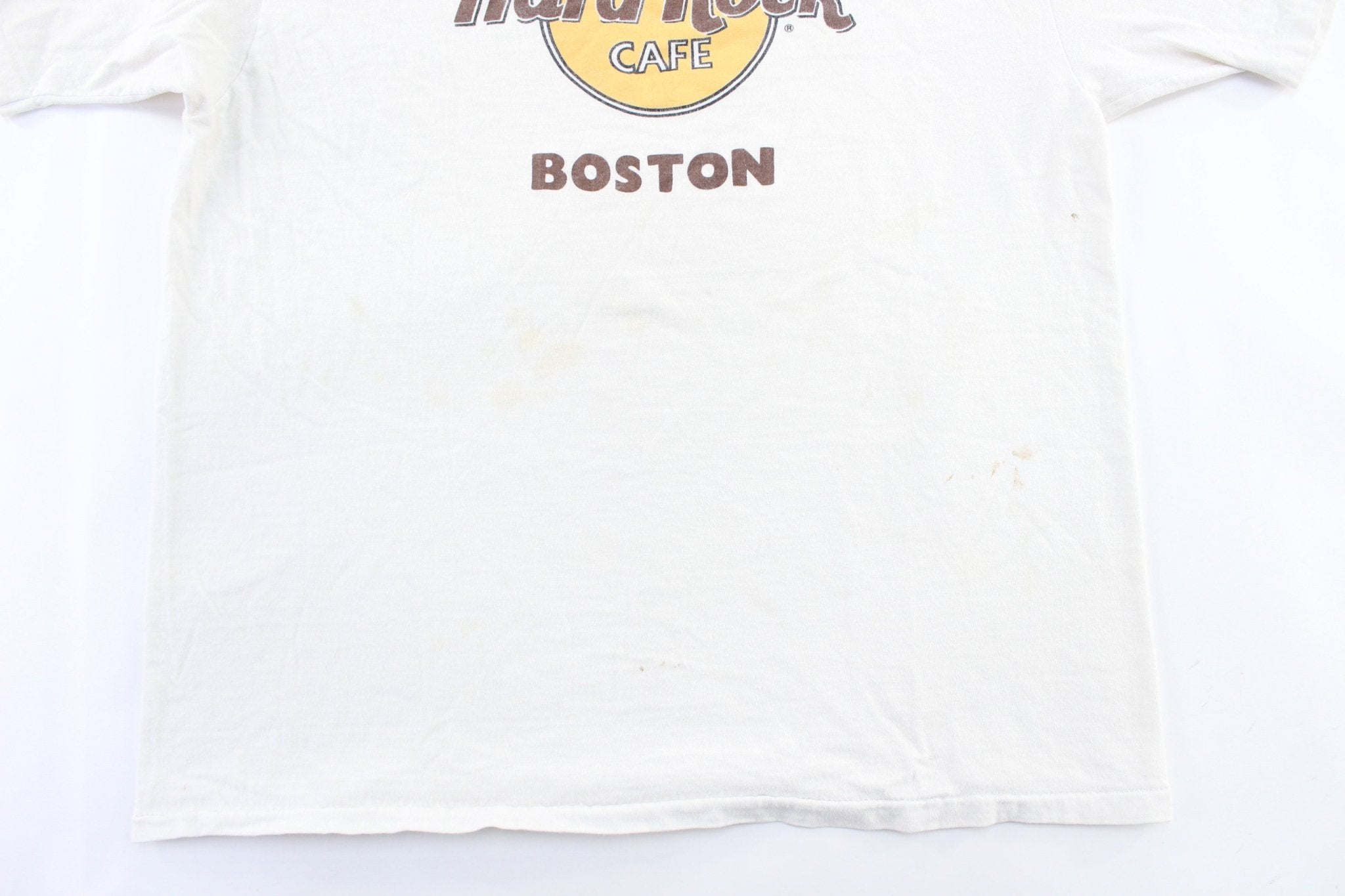 90's Hard Rock Cafe Boston, Massachusetts T-Shirt - ThriftedThreads.com