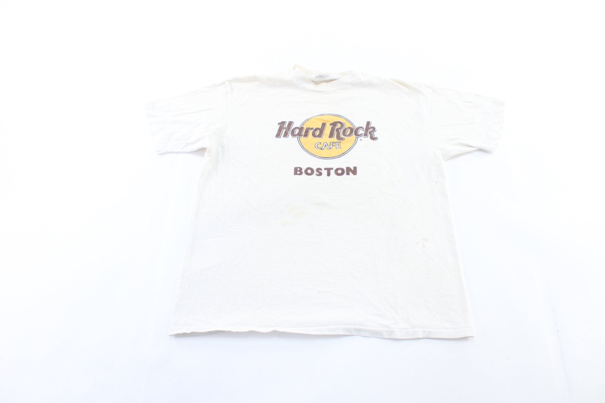 90's Hard Rock Cafe Boston, Massachusetts T-Shirt - ThriftedThreads.com