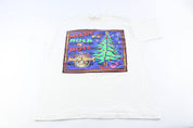 90's Hard Rock Cafe Merry Rock N Roll T-Shirt - ThriftedThreads.com