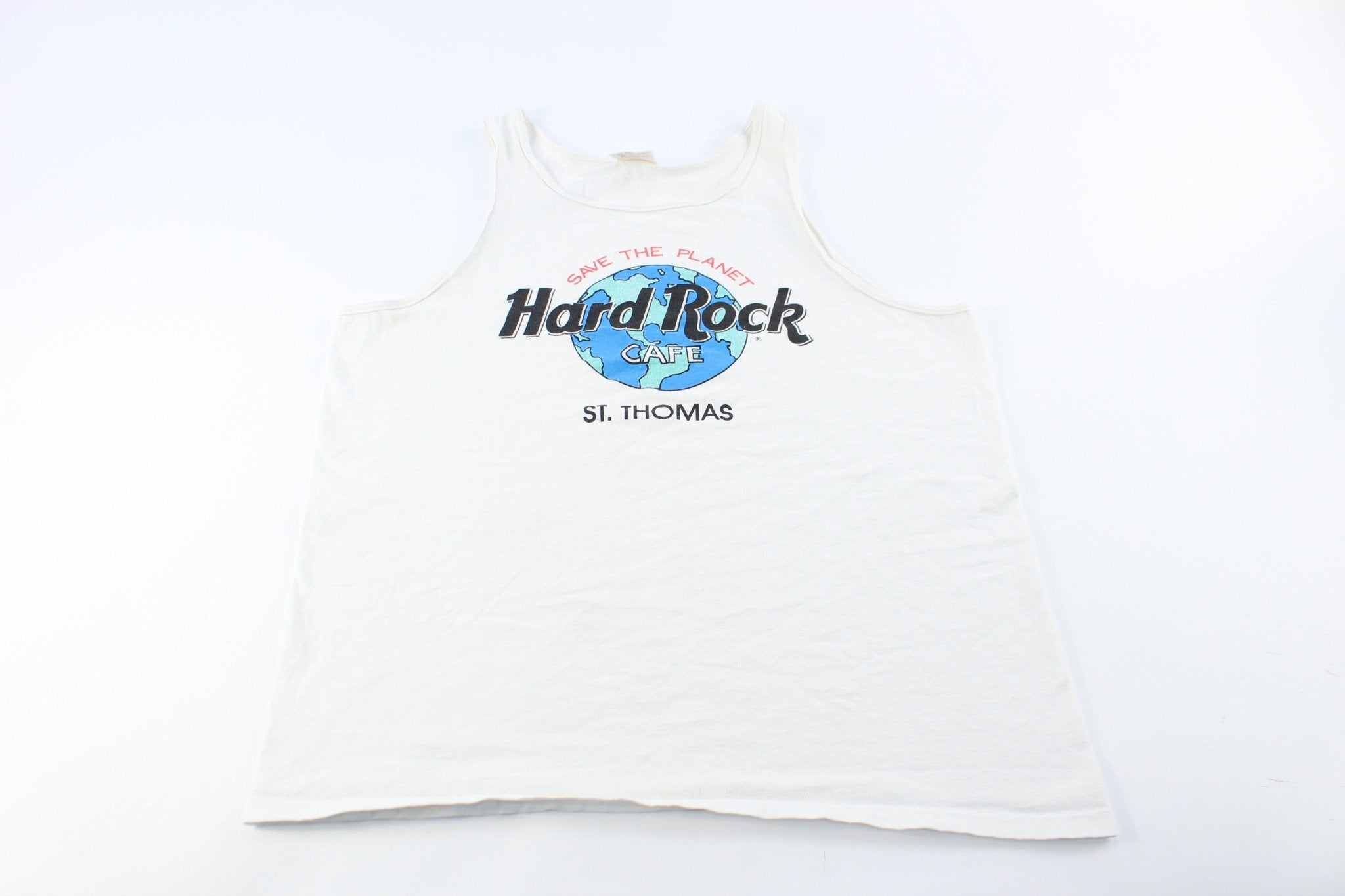 90's Hard Rock Cafe St. Thomas Tank Top - ThriftedThreads.com