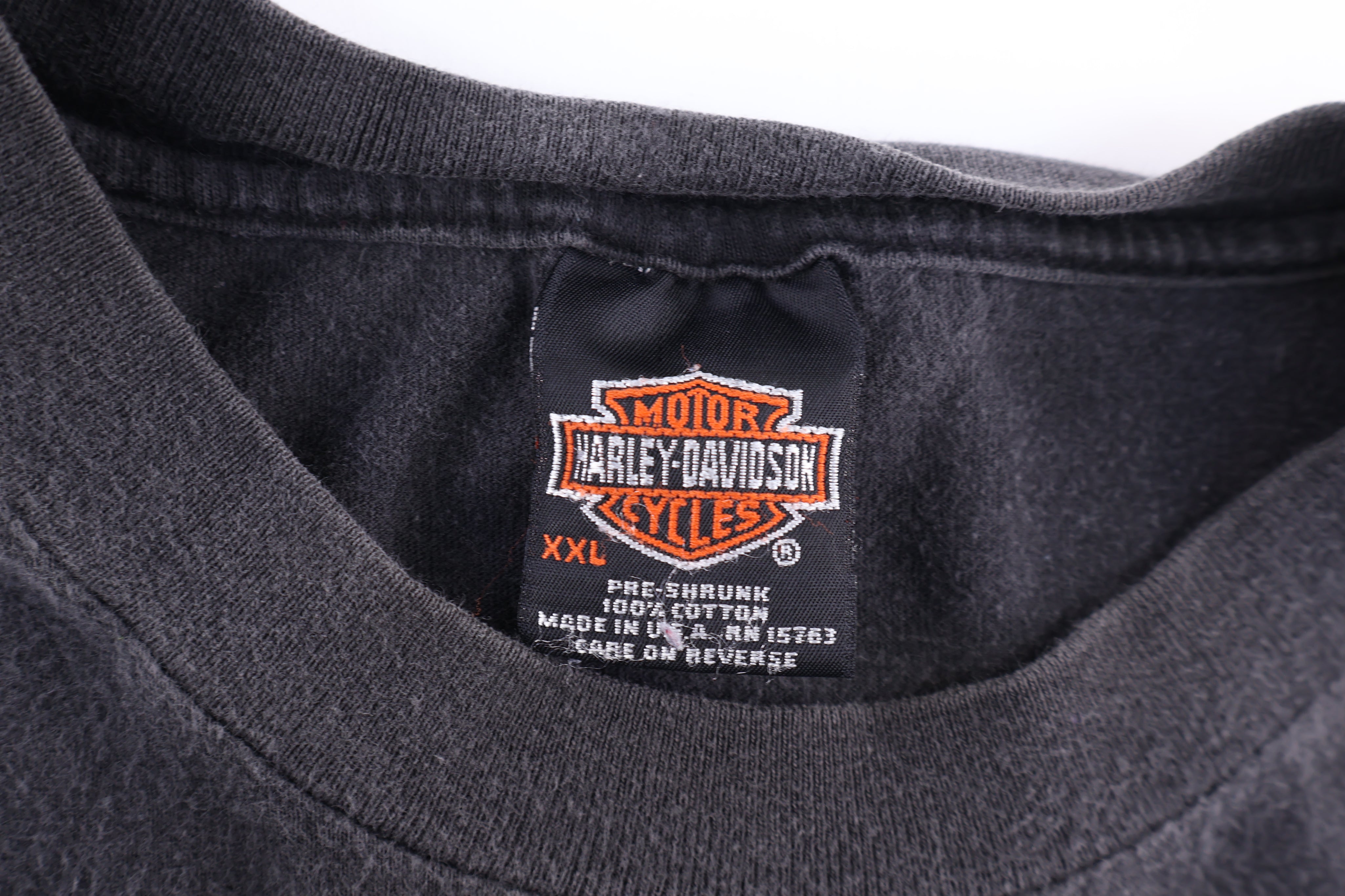 90's Harley Davidson Motorcycles California Flames Graphic LS T-shirt - Shirts & Tops - Thrifted Threads