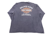 90's Harley Davidson Motorcycles California Flames Graphic LS T-shirt - Shirts & Tops - Thrifted Threads