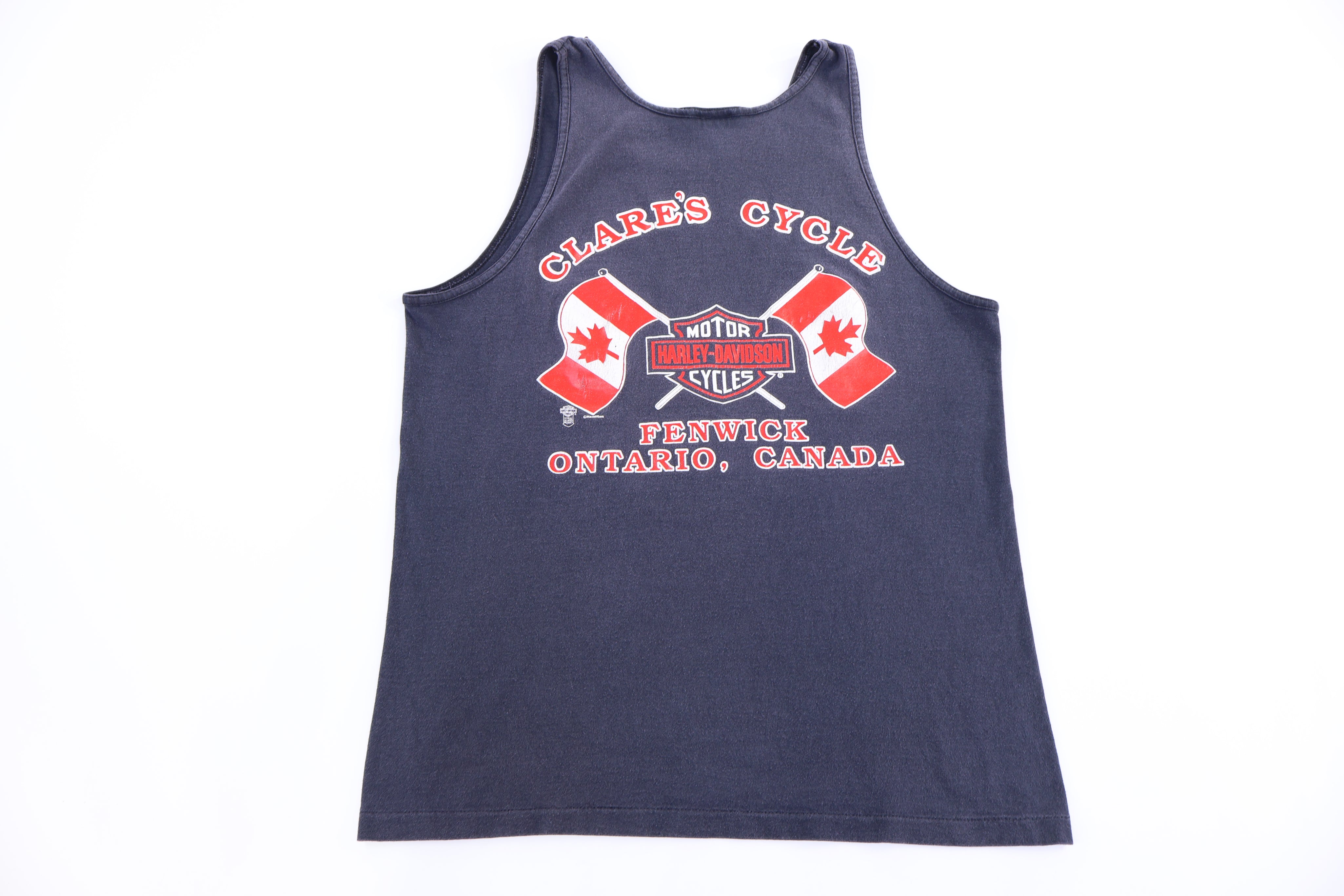 90's Harley Davidson Motorcycles Canada Tank Top - Shirts & Tops - Thrifted Threads