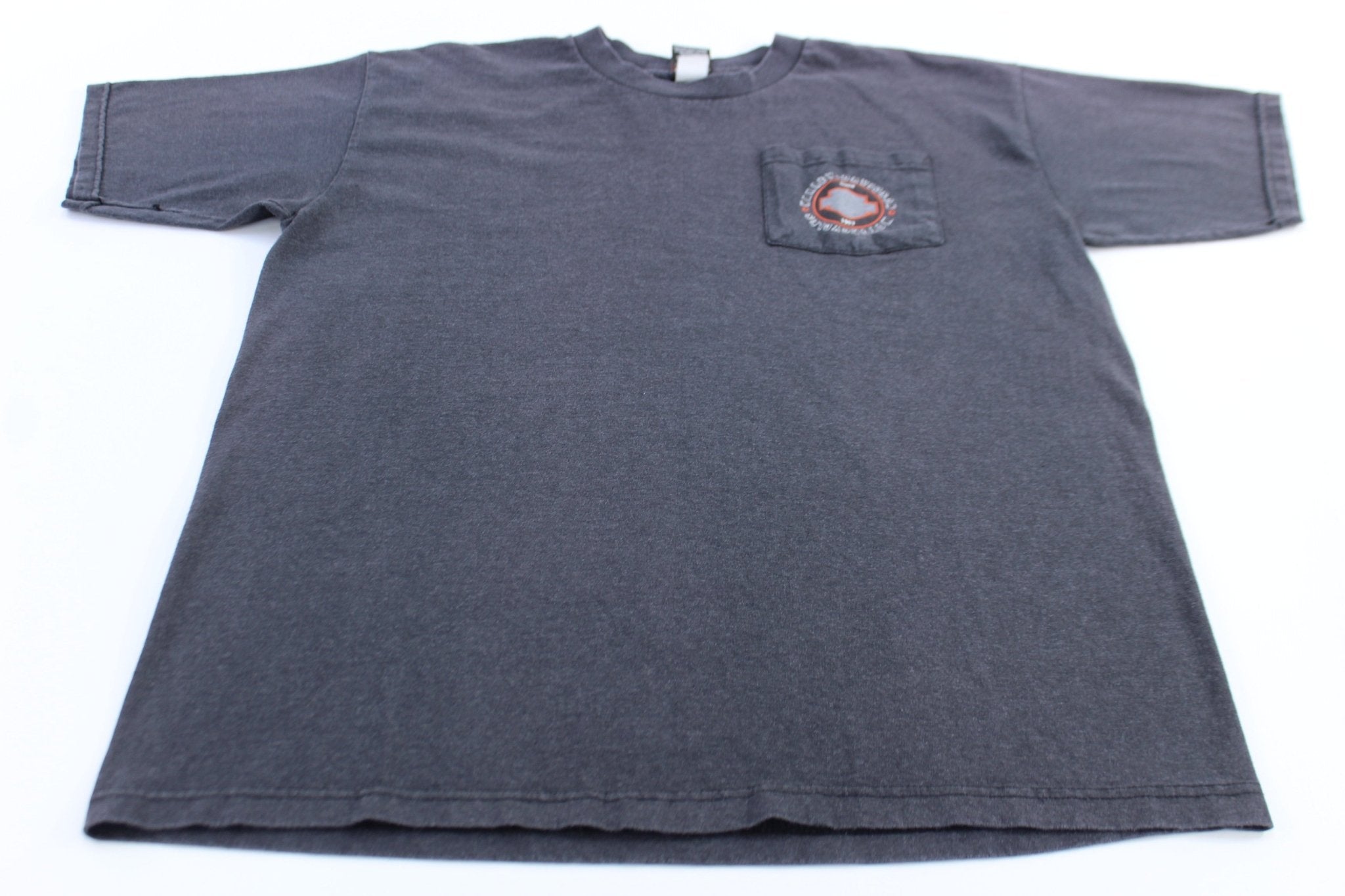 90's Harley Davidson Motorcycles Denver, Colorado T-Shirt - ThriftedThreads.com