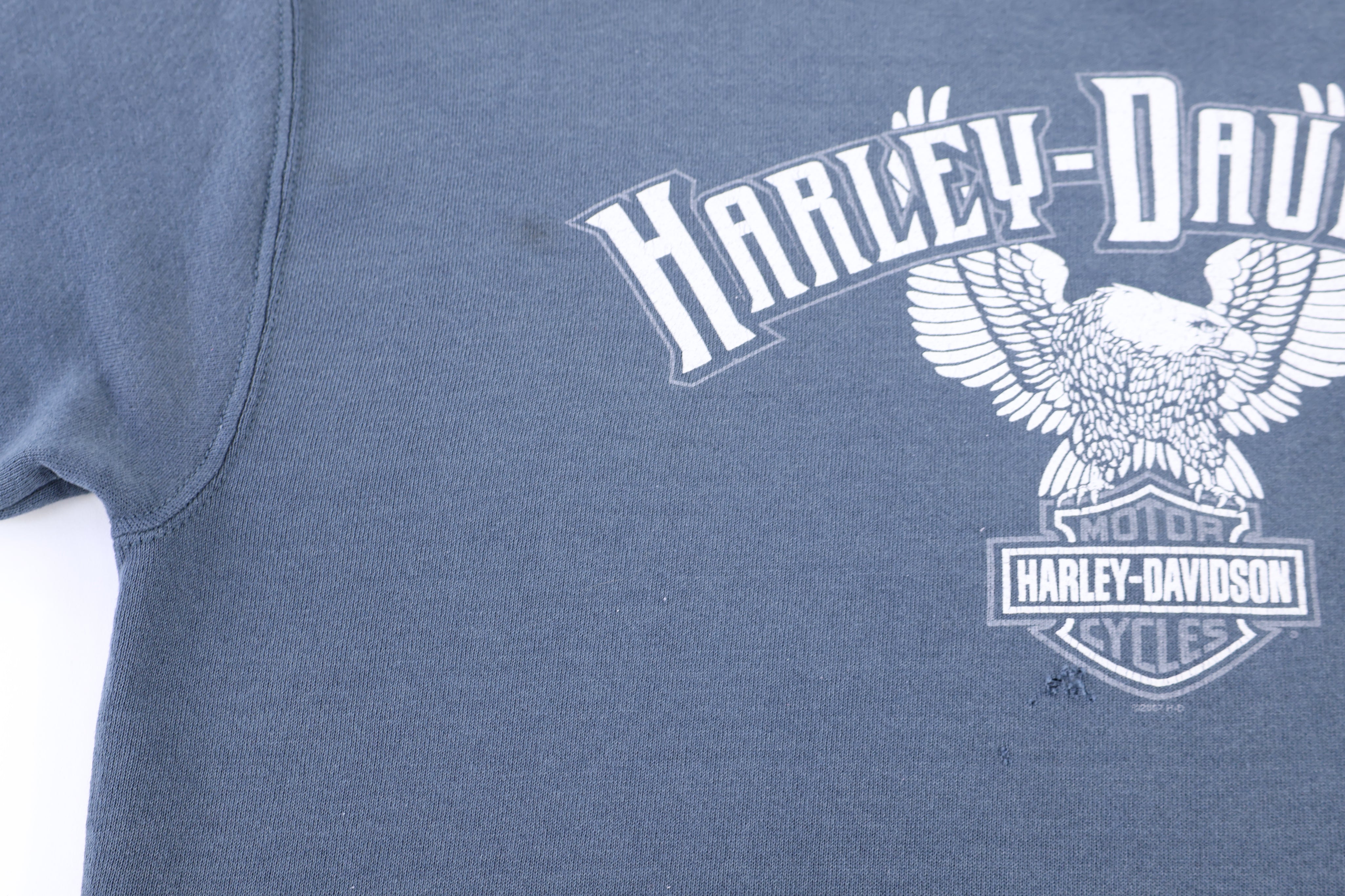 90's Harley Davidson Motorcycles Ohio Sweatshirt - Sweatshirt - Thrifted Threads