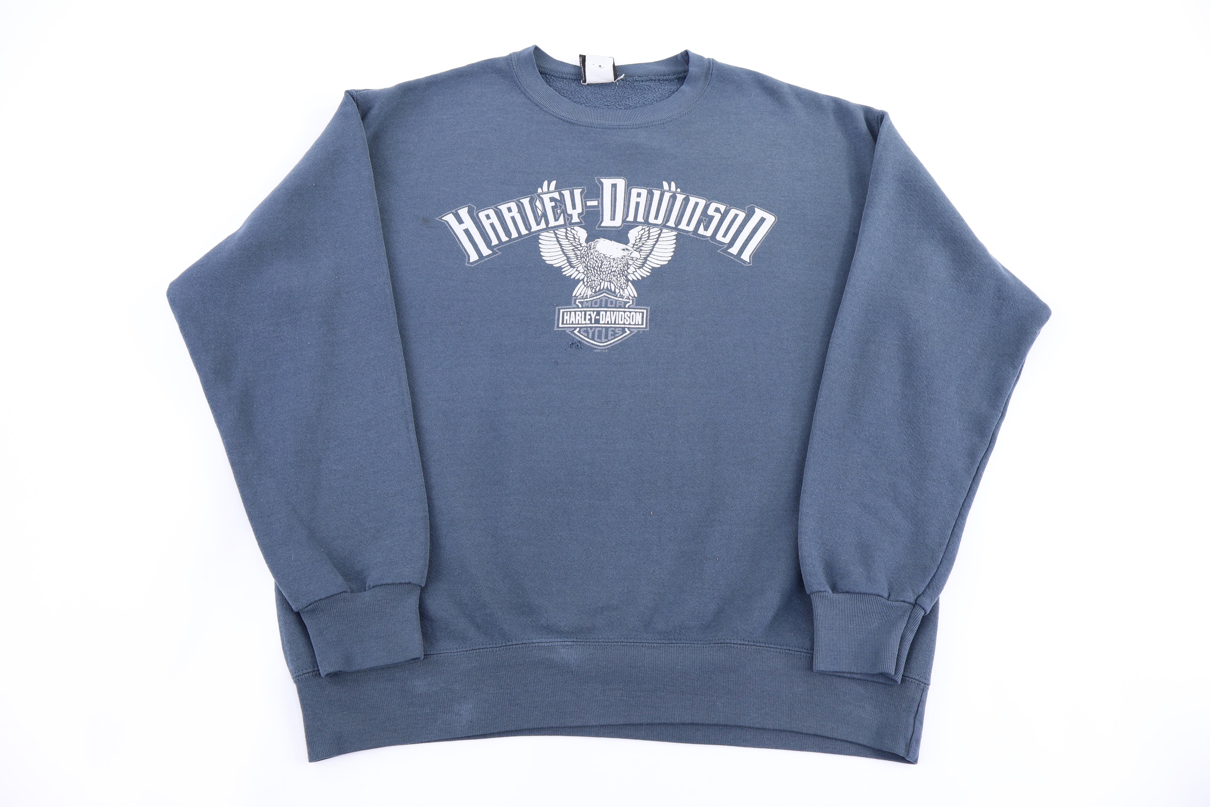 90's Harley Davidson Motorcycles Ohio Sweatshirt - Sweatshirt - Thrifted Threads