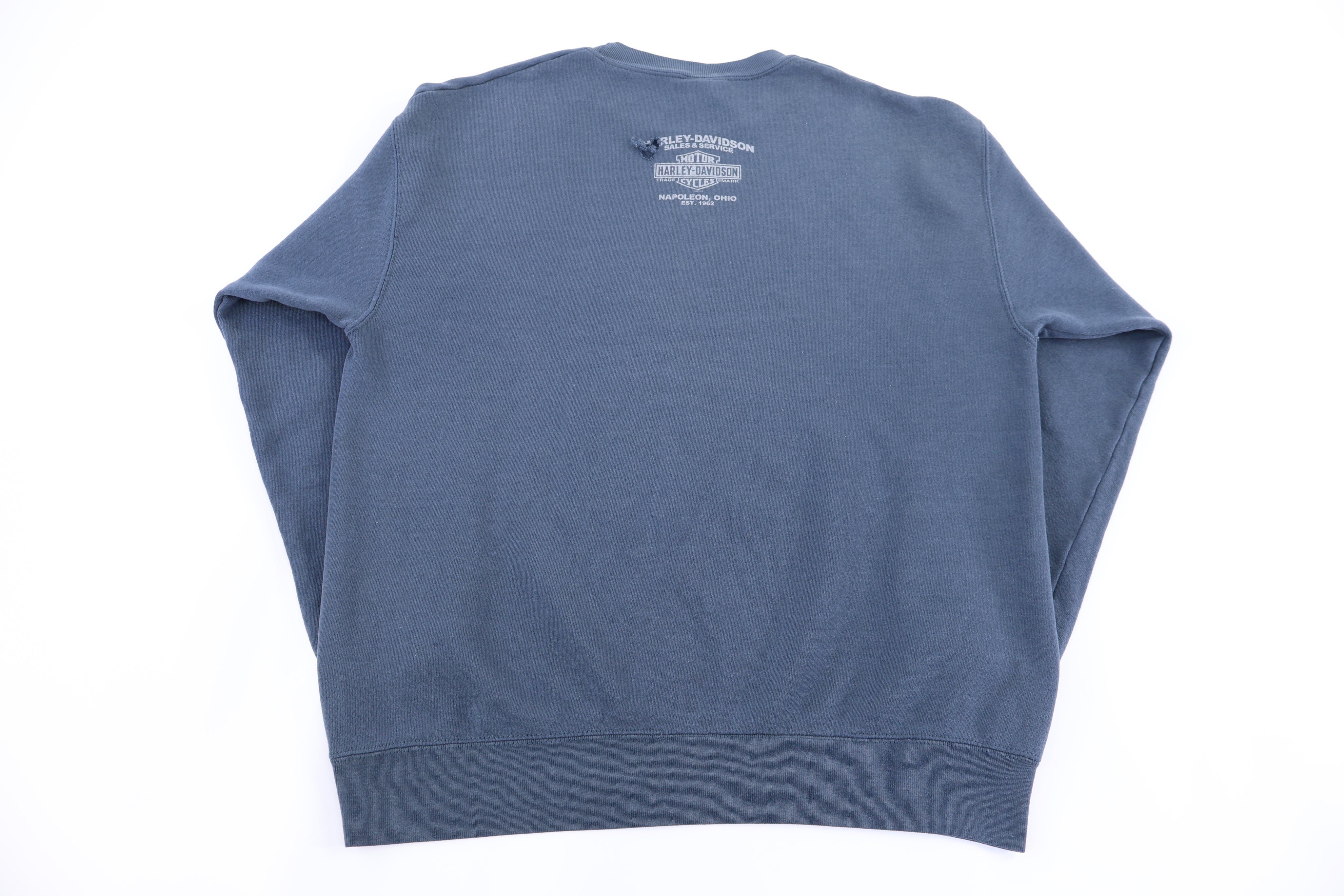 90's Harley Davidson Motorcycles Ohio Sweatshirt - Sweatshirt - Thrifted Threads