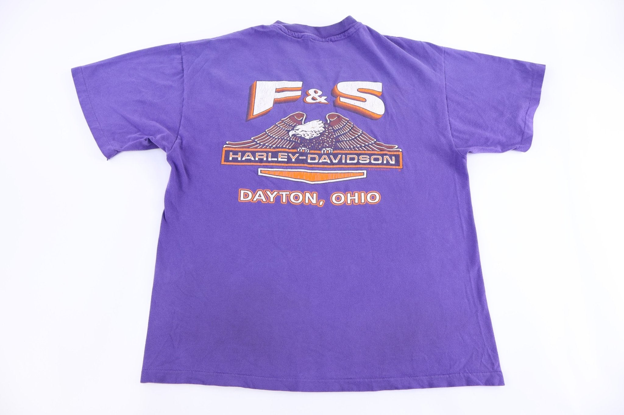 90's Harley Davidson Motorcycles Ohio T-shirt - Shirts & Tops - Thrifted Threads