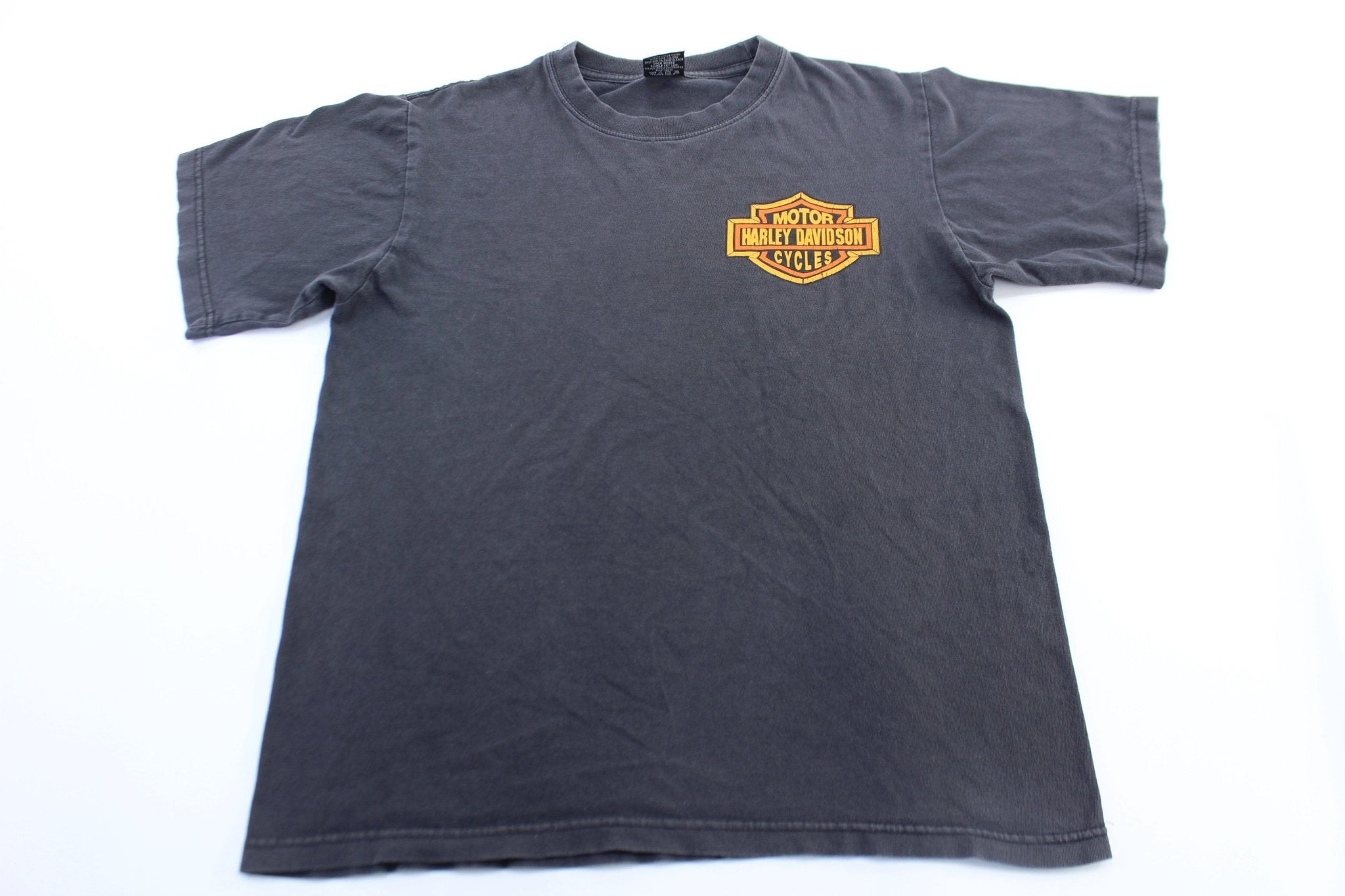 90’s Harley Davidson Motorcycles South Padre Island, Texas T-Shirt - ThriftedThreads.com