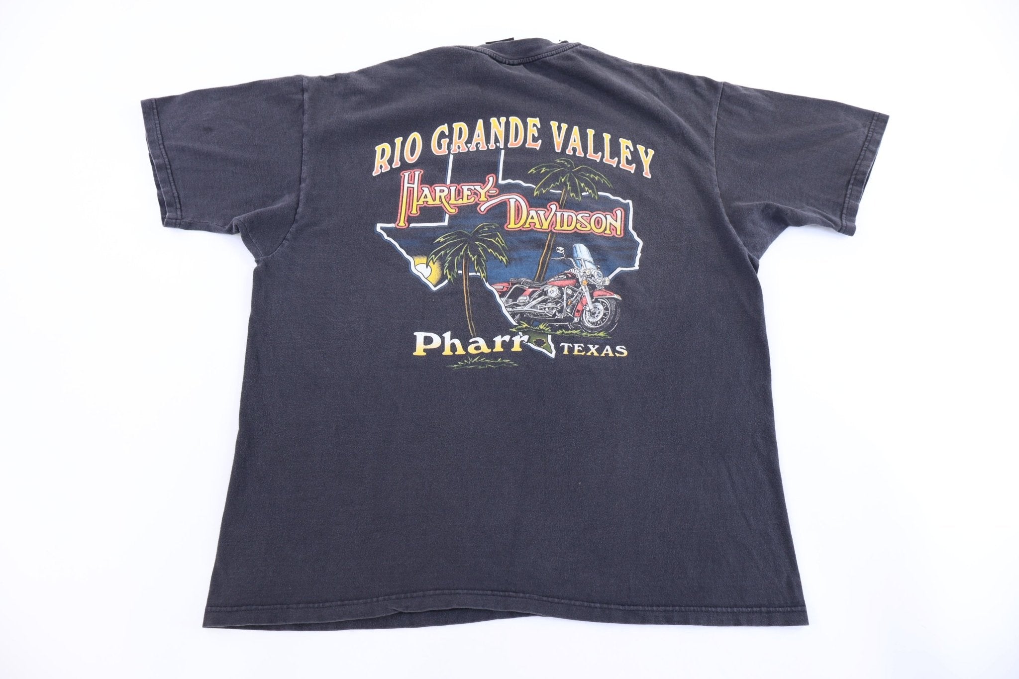 90's Harley Davidson Motorcycles Texas T-shirt - Shirts & Tops - Thrifted Threads
