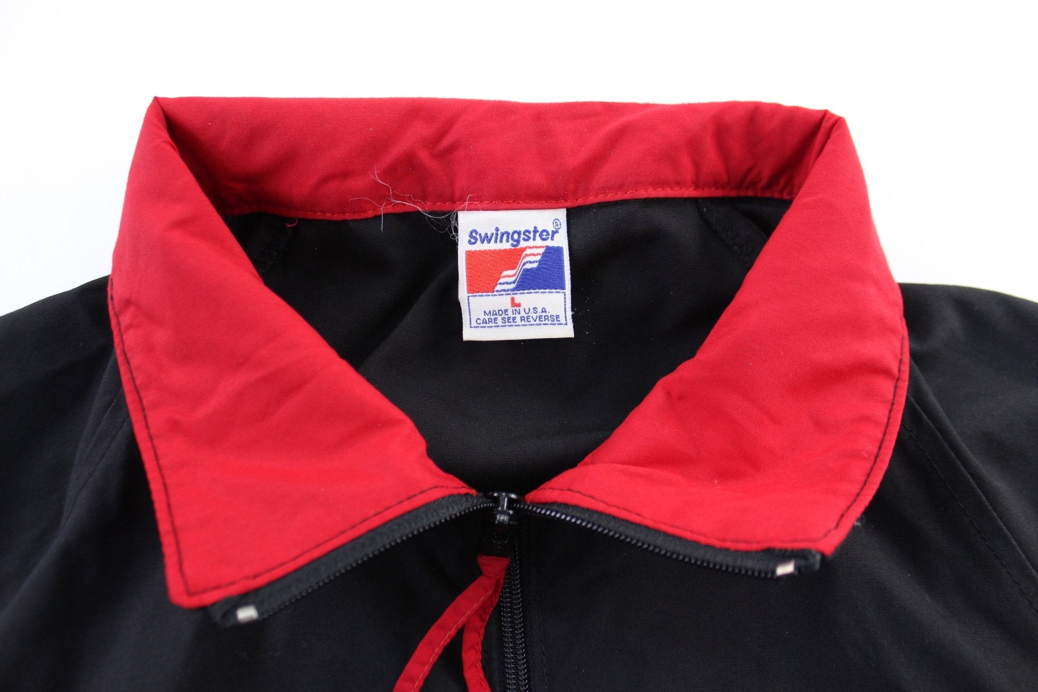 90's Havoline Racing Embroidered Zip Up Jacket - ThriftedThreads.com