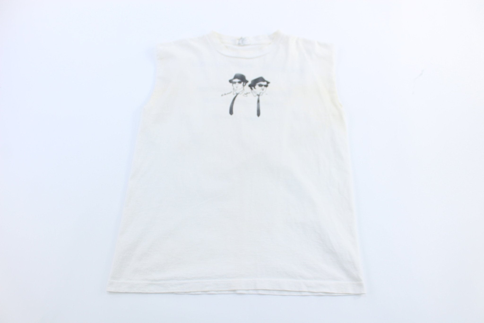 90's House of Blues French Quarter New Orleans Elwood & Jake Tank Top - ThriftedThreads.com