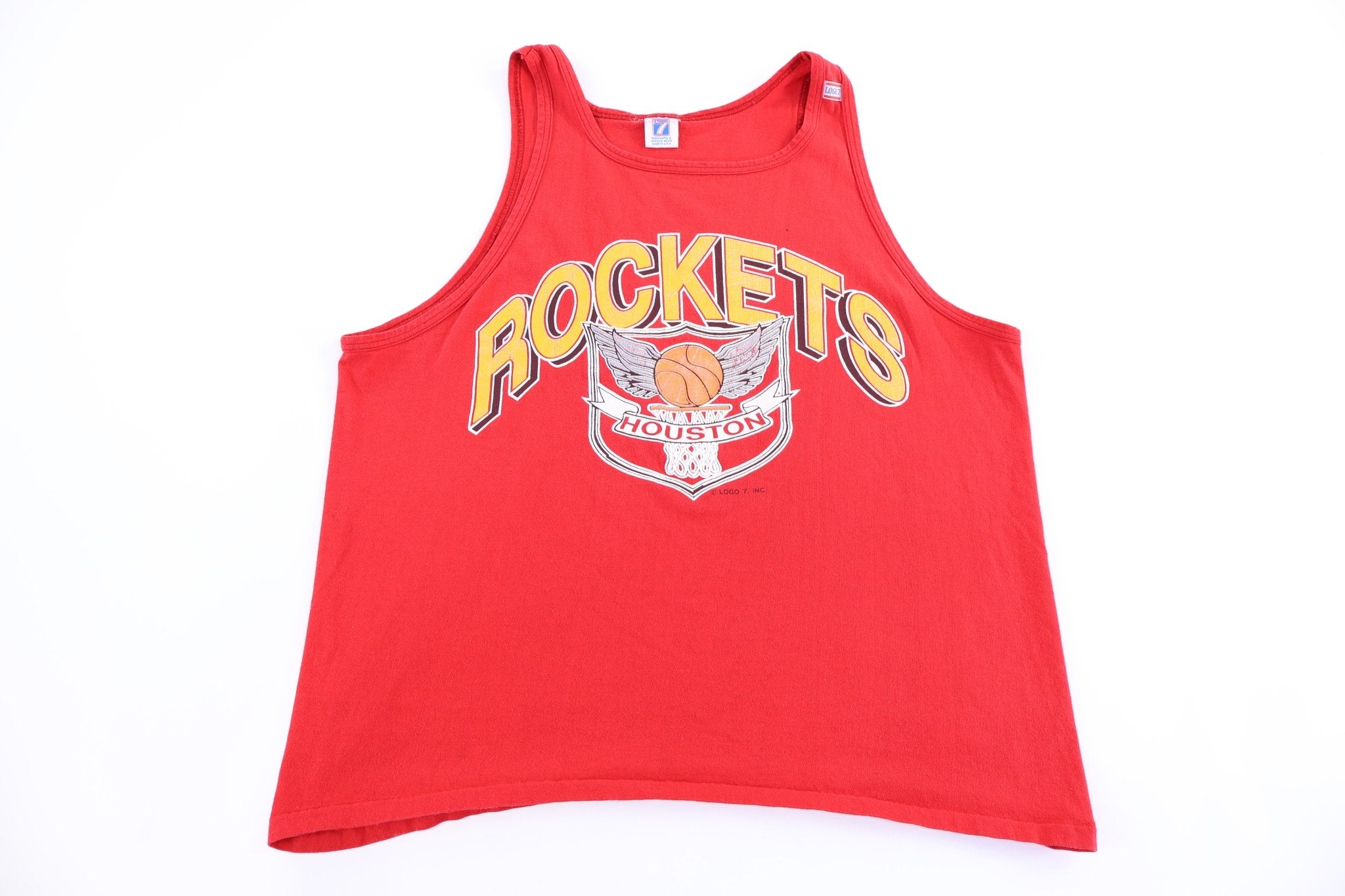 90's Houston Rockets Basketball Tank Top - Shirts & Tops - Thrifted Threads