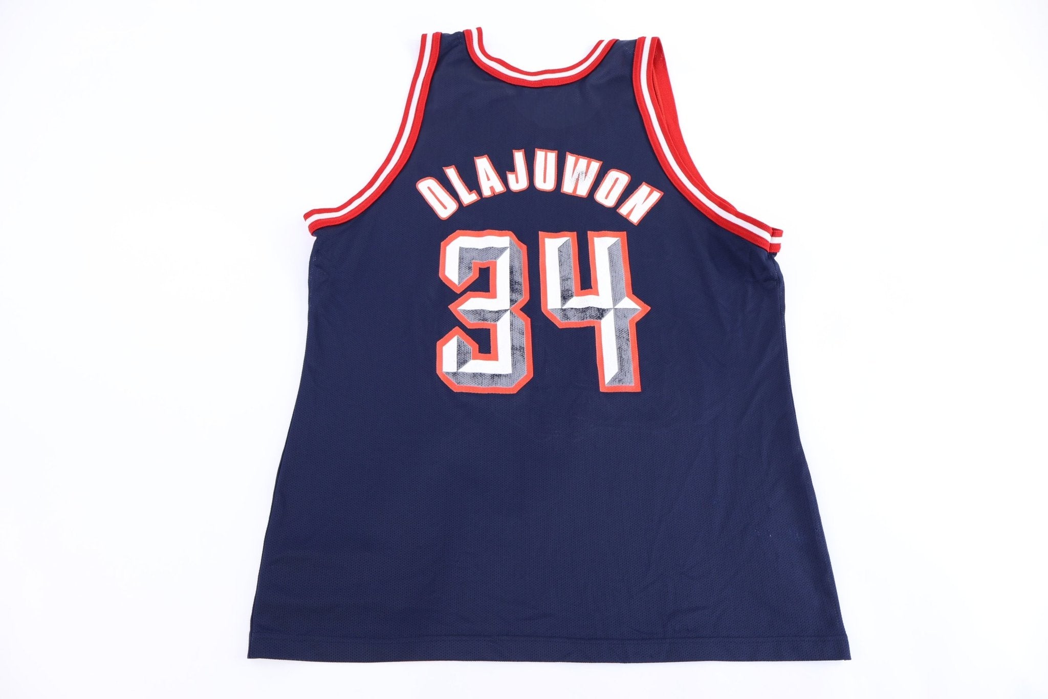 90's Houston Rockets Hakeem Olajuwon Basketball Jersey - Jerseys/Tanks - Thrifted Threads