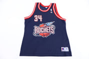 90's Houston Rockets Hakeem Olajuwon Basketball Jersey - Jerseys/Tanks - Thrifted Threads