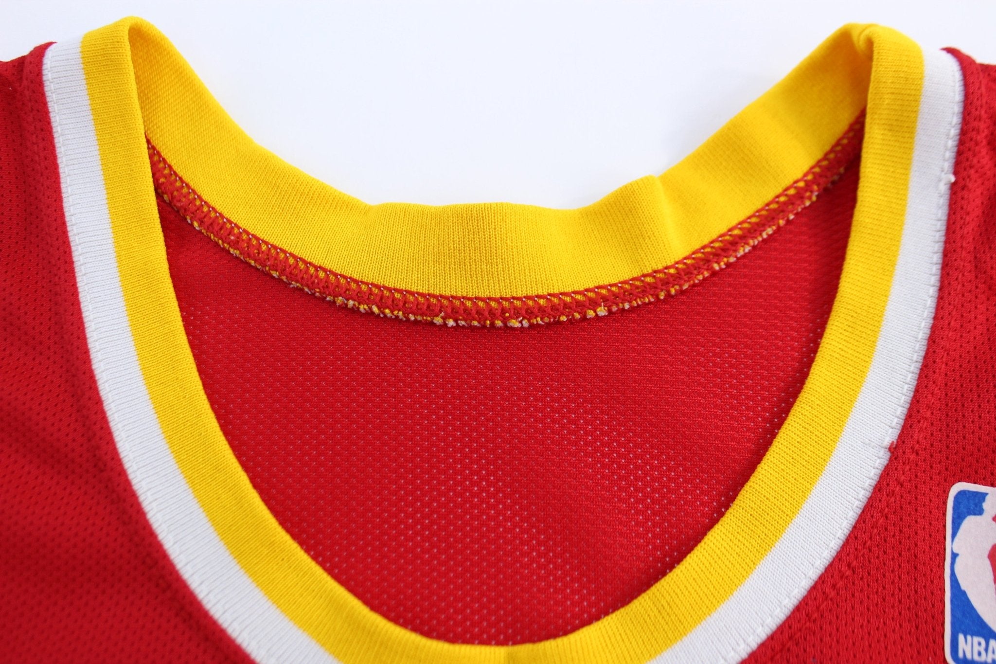 90's Houston Rockets Hakeem Olajuwon Champion Basketball Jersey - ThriftedThreads.com