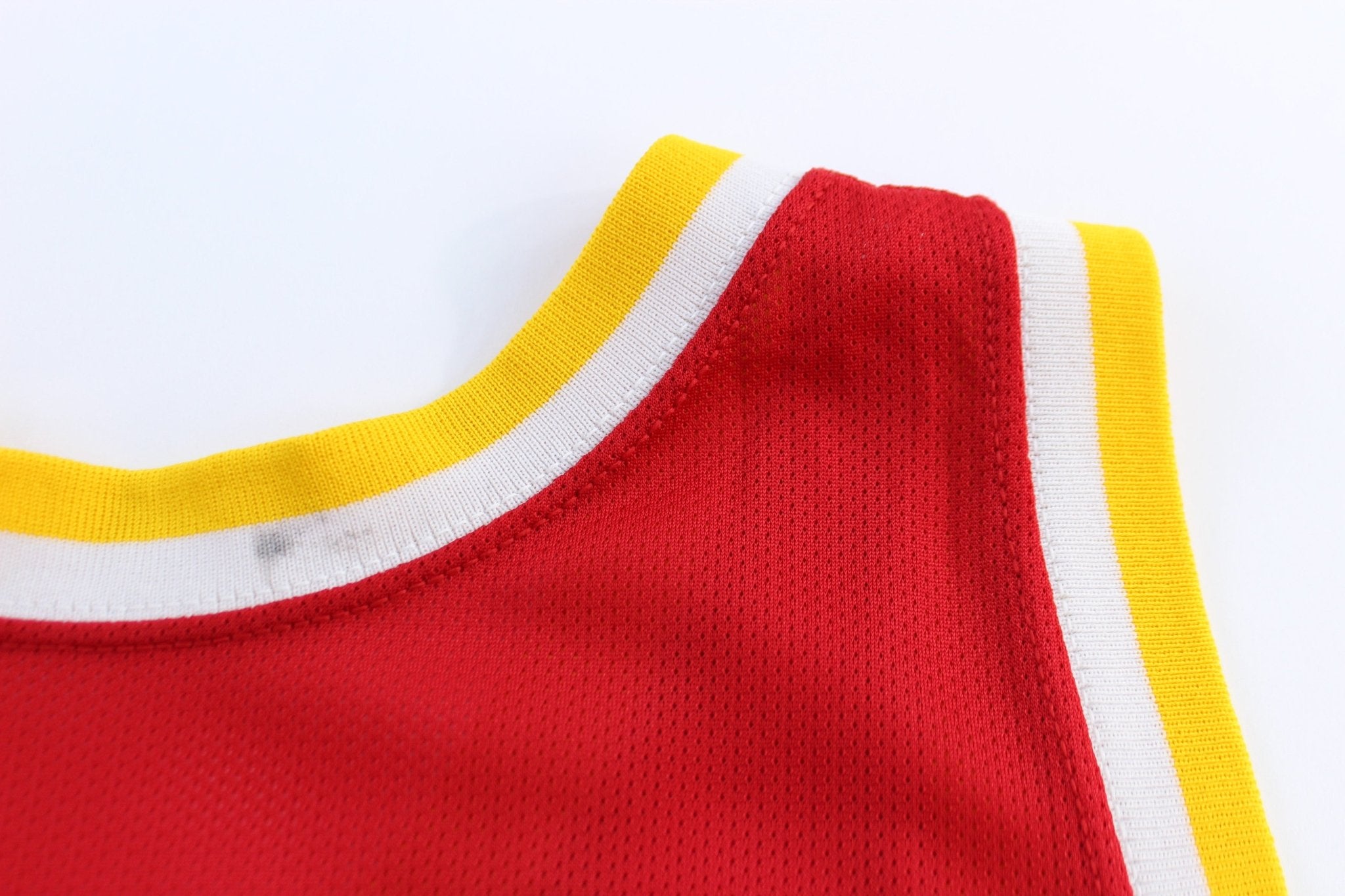 90's Houston Rockets Hakeem Olajuwon Champion Basketball Jersey - ThriftedThreads.com