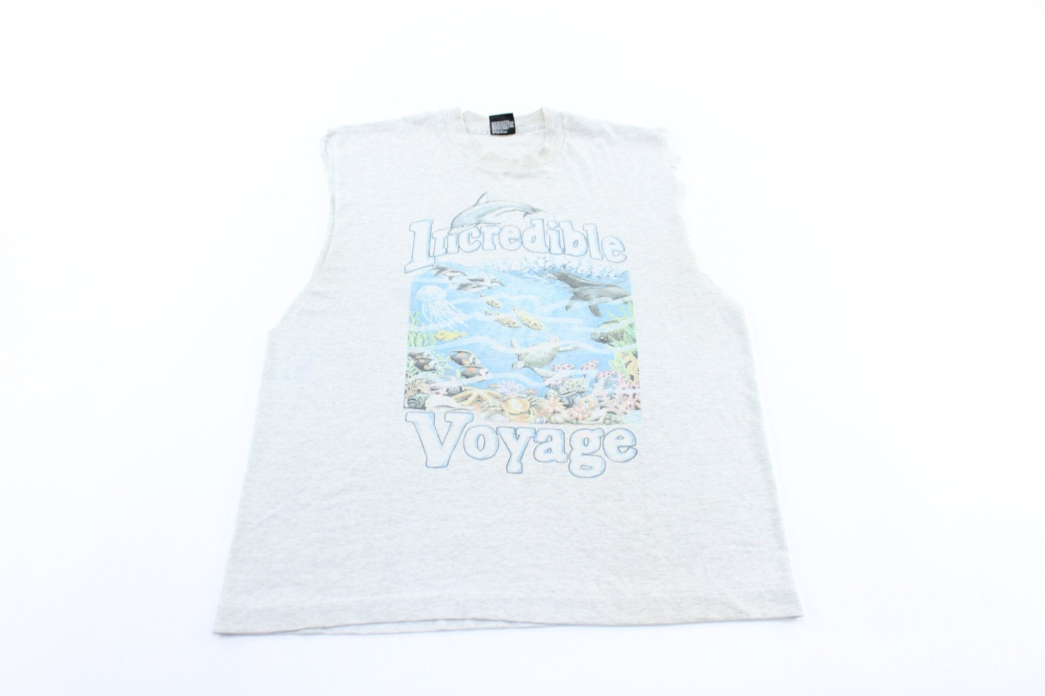 90's Incredible Voyage Ocean Graphic Tank Top - ThriftedThreads.com