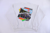 90's Indianapolis 500 Racing Graphic Sweatshirt - Sweatshirt - Thrifted Threads