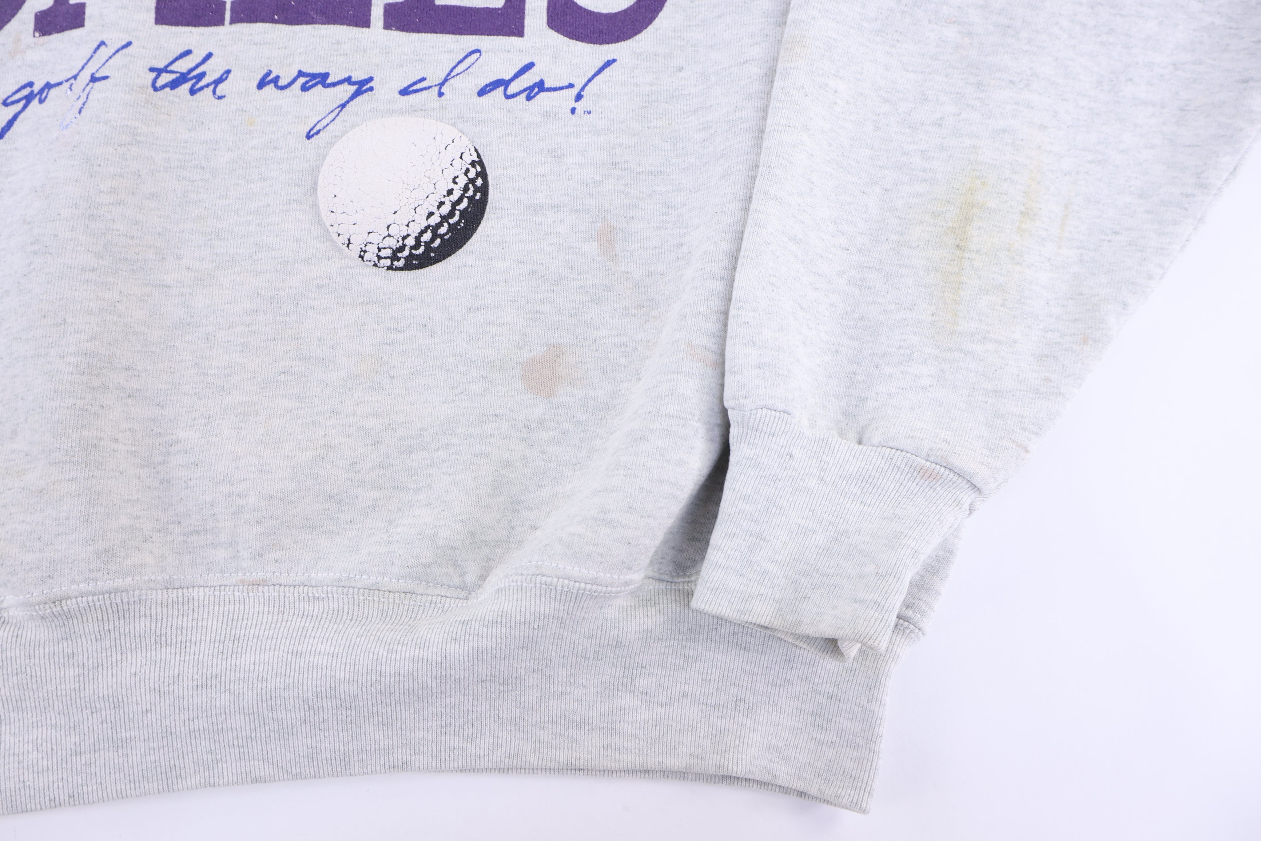 90's It Takes Balls to Golf Like I Do Humor Sweatshirt - Sweatshirt - Thrifted Threads