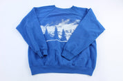 90's Jackson Hole Wyoming All Over Graphic Sweatshirt - ThriftedThreads.com