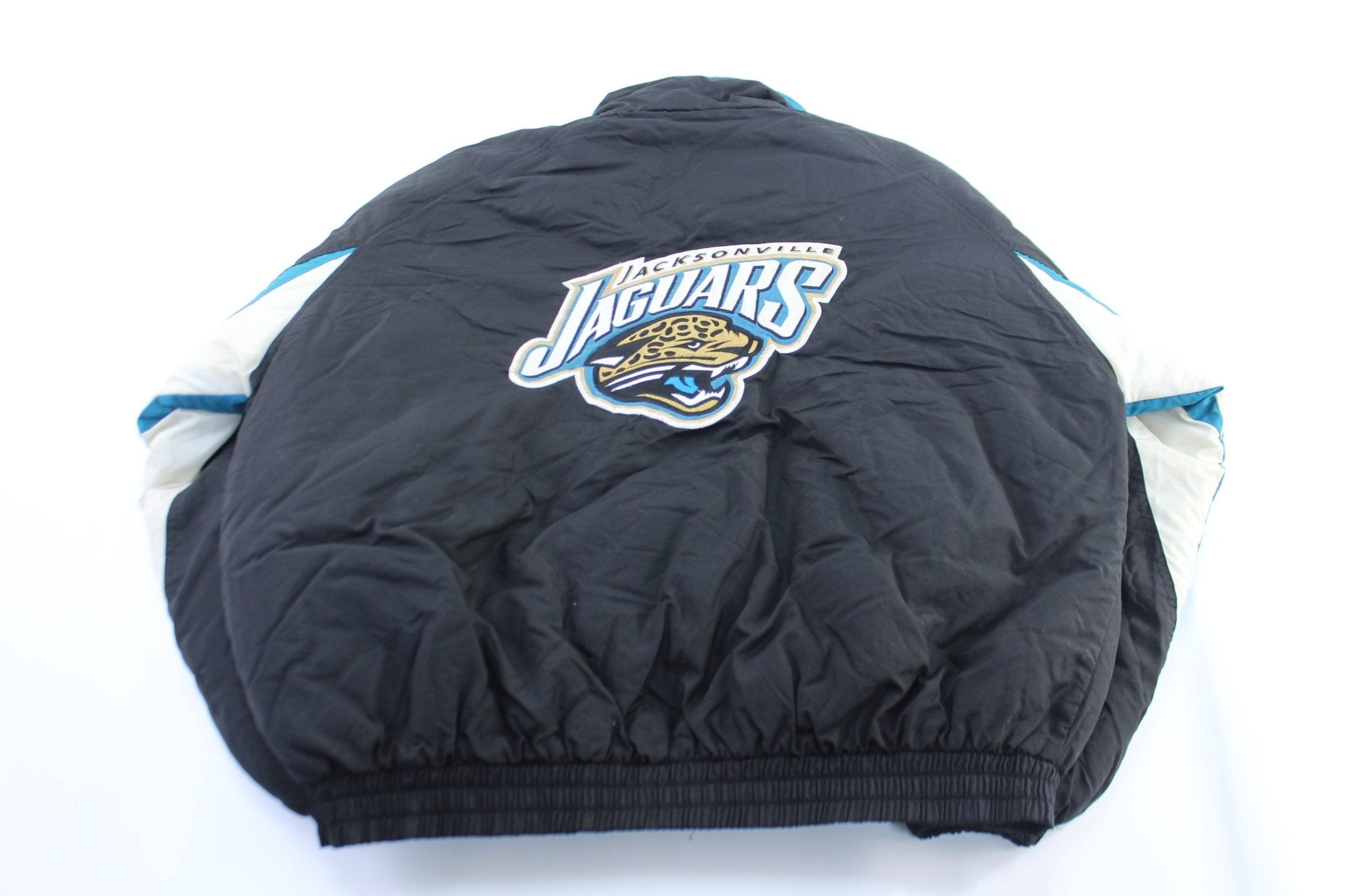 90's Jacksonville Jaguars Embroidered Zip Up Jacket - ThriftedThreads.com