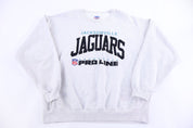 90's Jacksonville Jaguars Football Embroidered Sweatshirt - Sweatshirt - Thrifted Threads