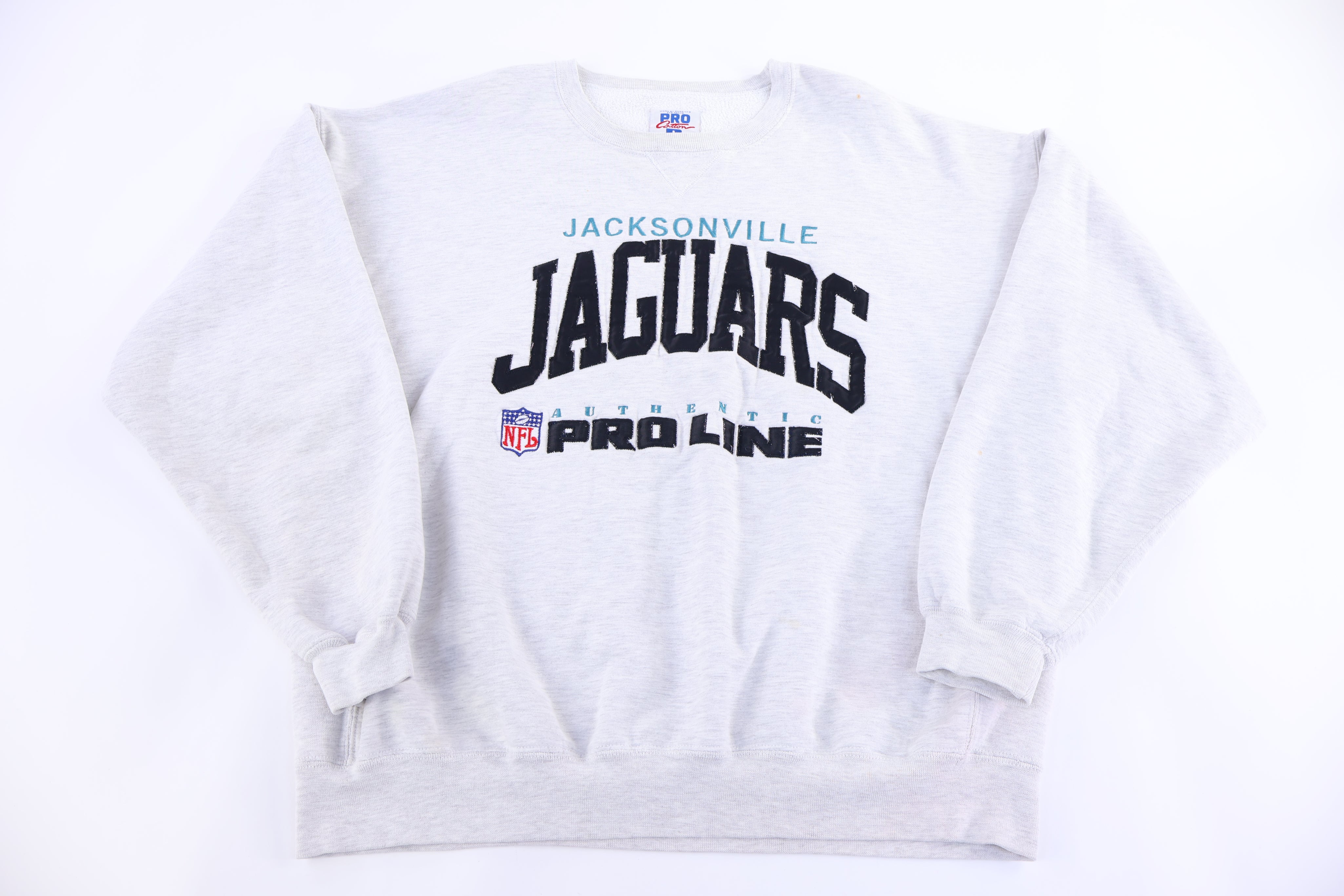 90's Jacksonville Jaguars Football Embroidered Sweatshirt - Sweatshirt - Thrifted Threads