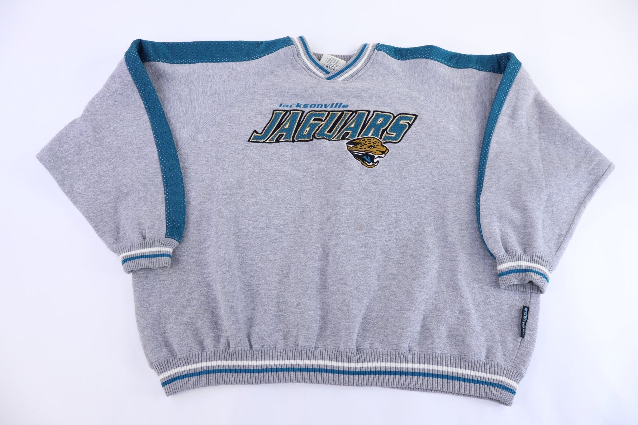 90's Jacksonville Jaguars Football Sweatshirt - Sweatshirt - Thrifted Threads