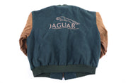 90's Jaguar Green & Brown Full Zip Jacket - Jacket - Thrifted Threads