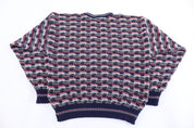90's Jantzen Multipattern Knit Sweater - Sweater - Thrifted Threads