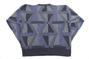 90's Jantzen Multipattern Knit Sweater - Sweater - Thrifted Threads