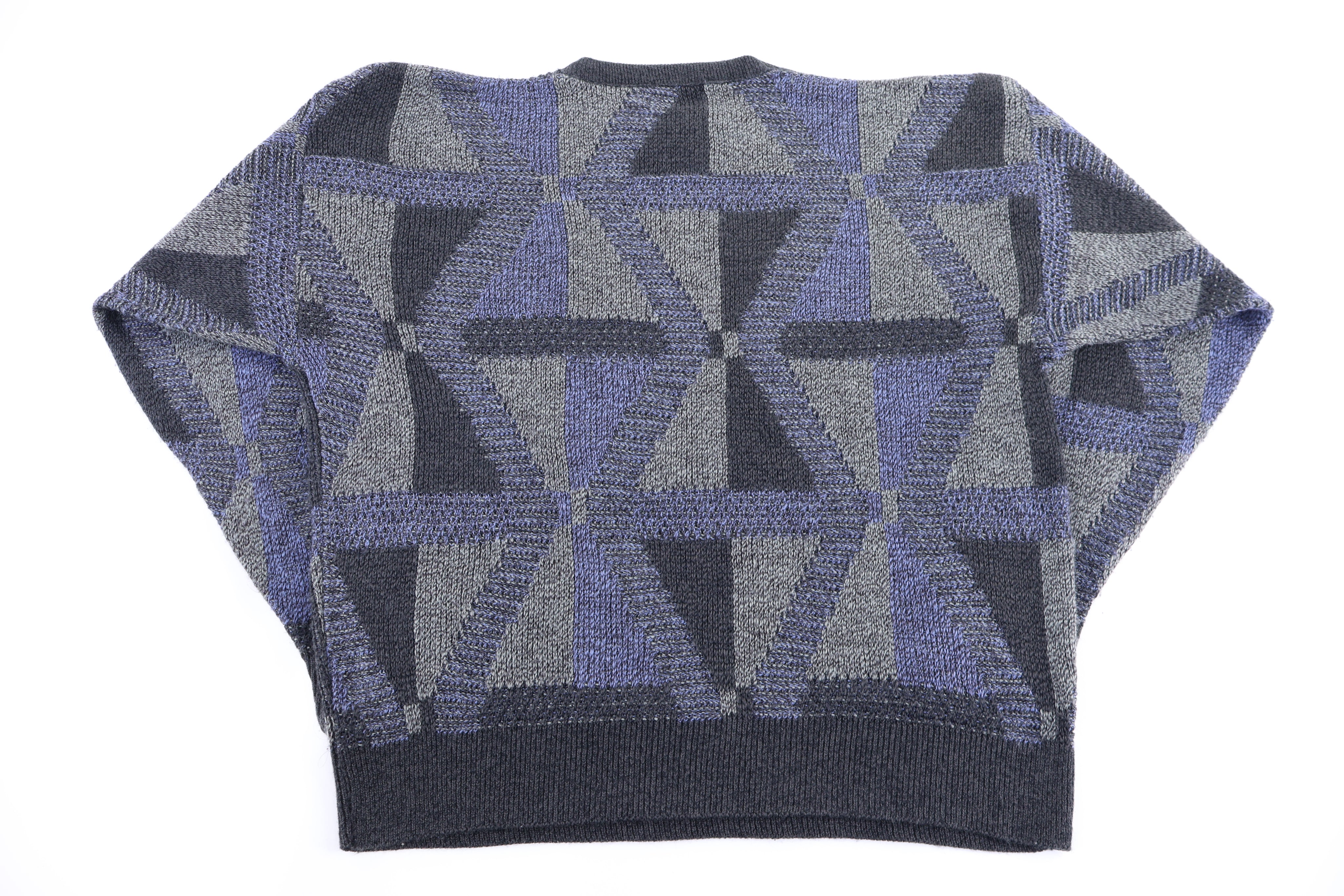 90's Jantzen Multipattern Knit Sweater - Sweater - Thrifted Threads