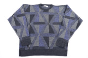 90's Jantzen Multipattern Knit Sweater - Sweater - Thrifted Threads