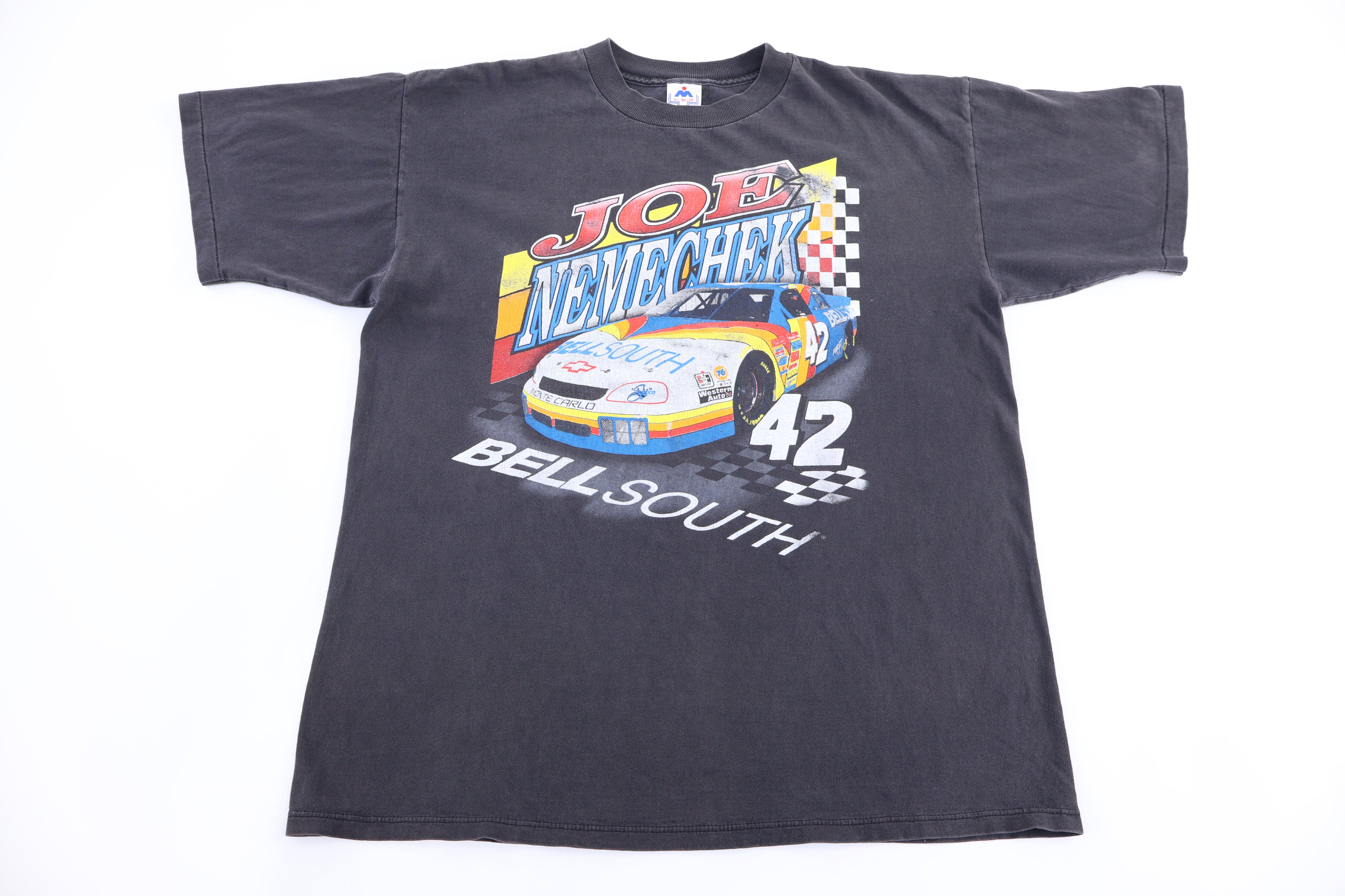 90's Joe Nemechek Racing Graphic T-shirt - Shirts & Tops - Thrifted Threads
