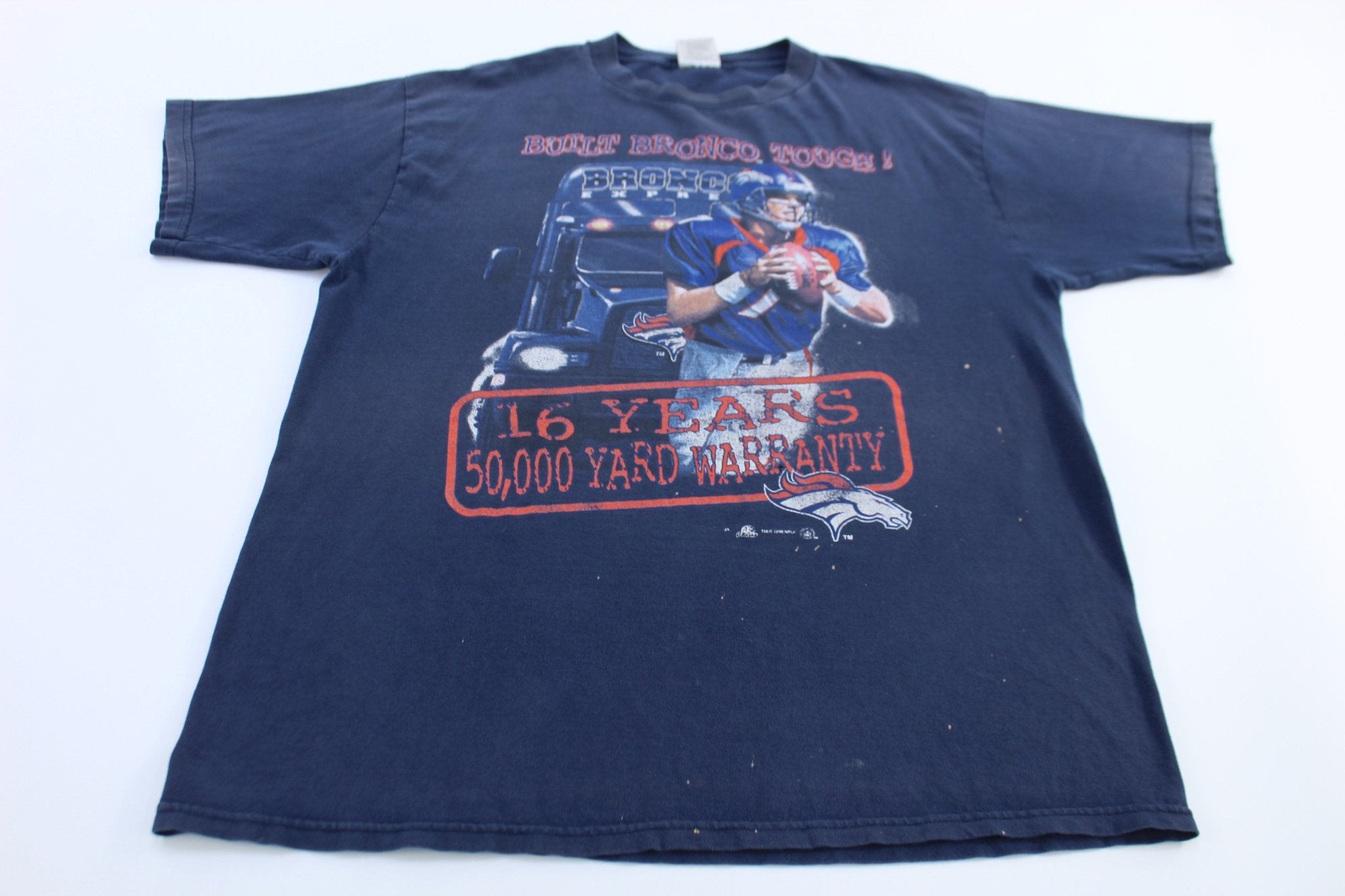 90's John Elway Denver Broncos Football T-shirt - ThriftedThreads.com