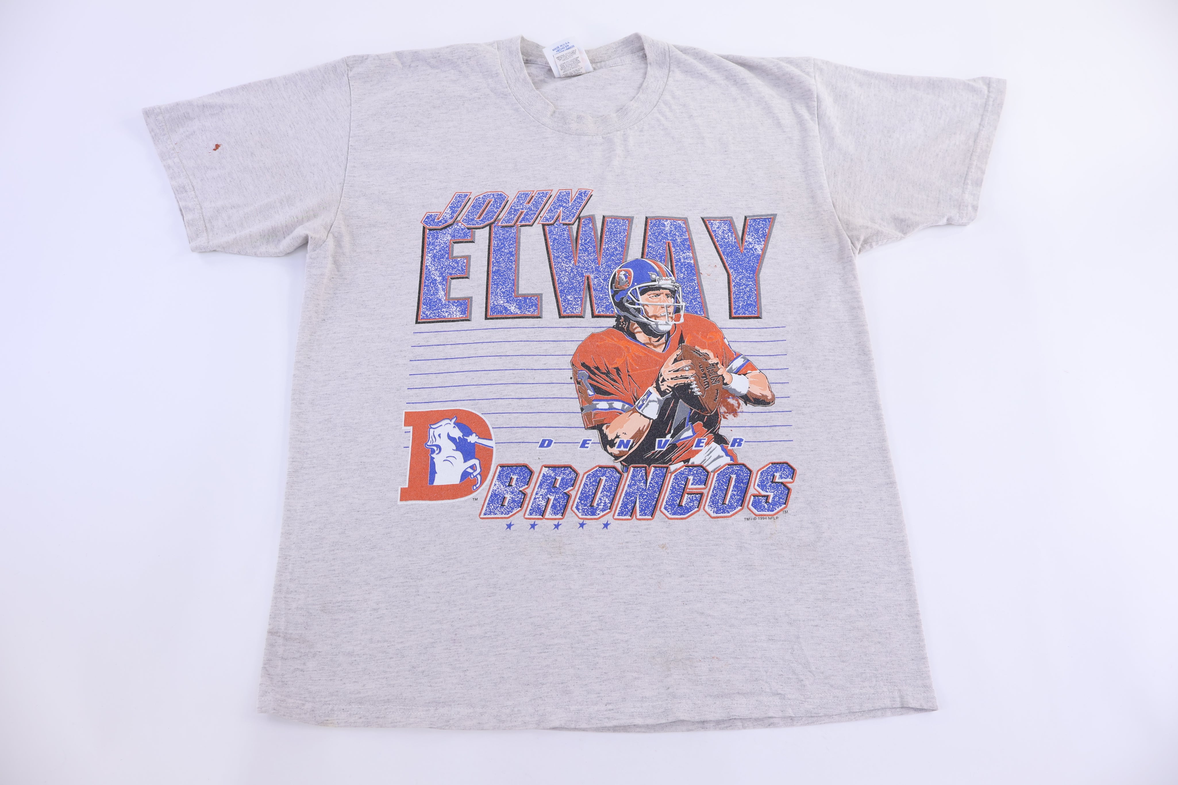 90's John Elway Denver Broncos Football T-shirt - Shirts & Tops - Thrifted Threads