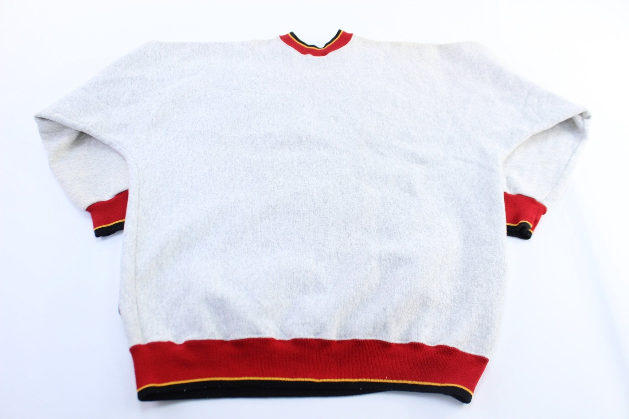 90's Kansas City Chiefs Embroidered Football Sweatshirt - ThriftedThreads.com